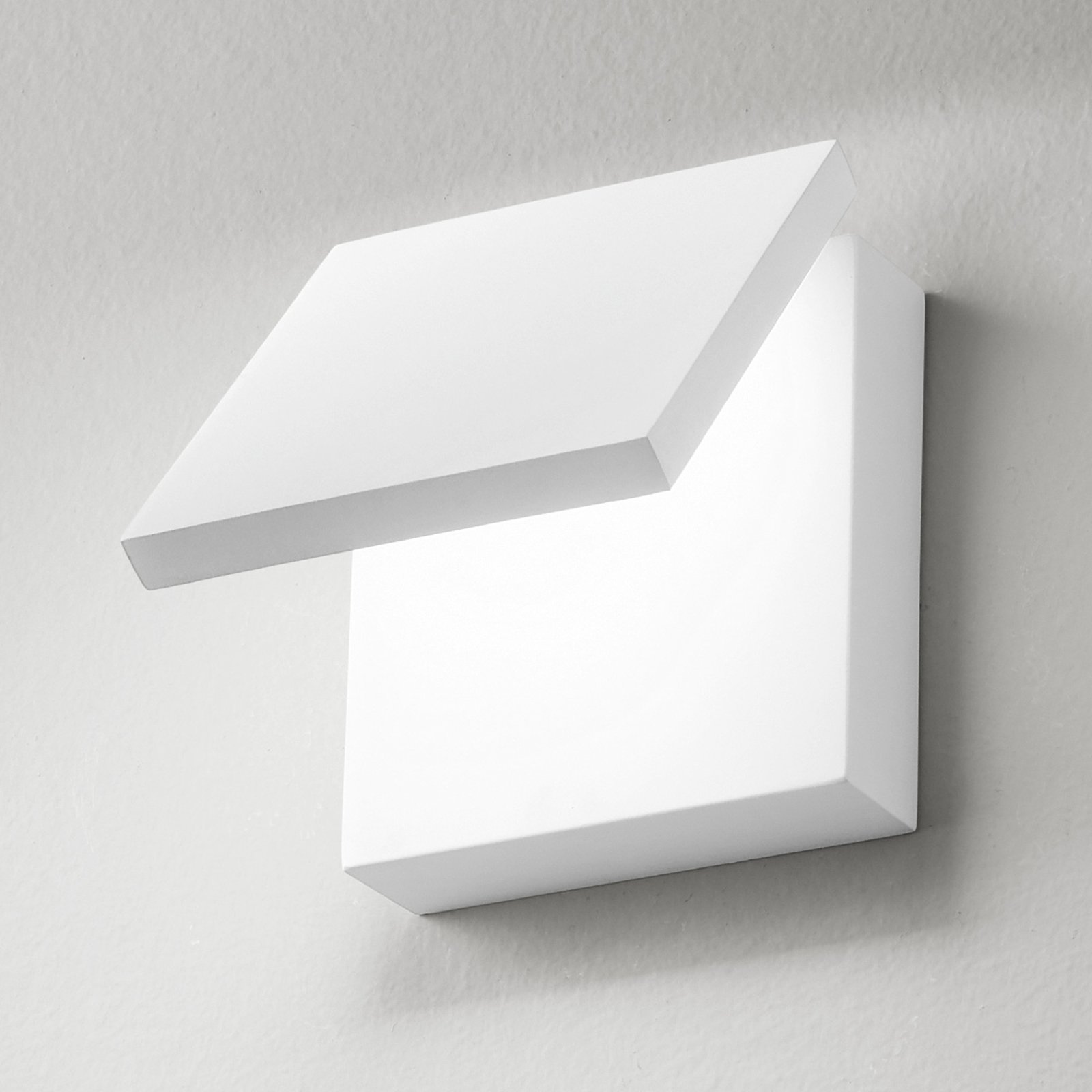 LED-vegglampe Secret, hvit