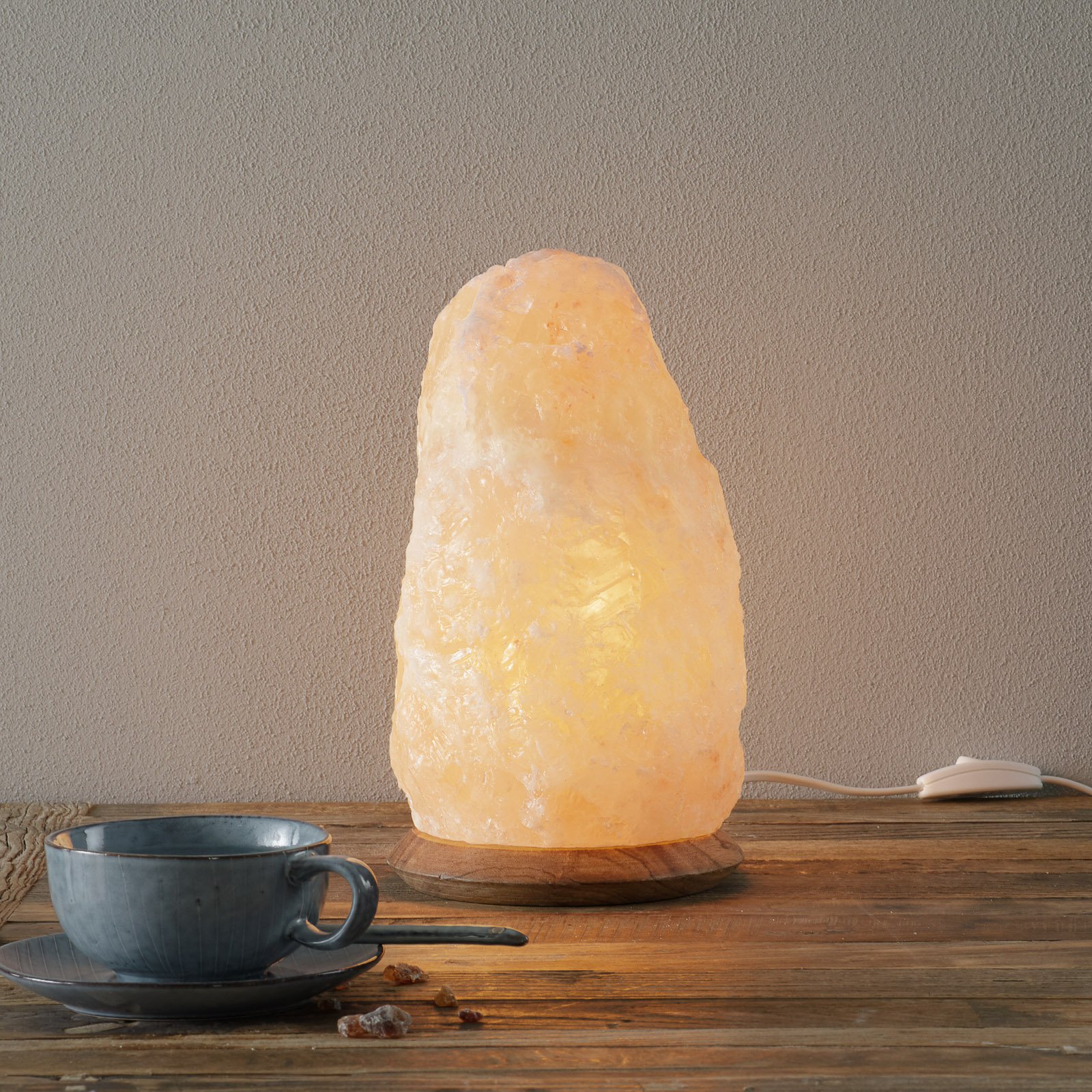 Stemningsfull saltlampe ROCK 7-10 kg