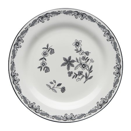 Ostindia Svart tallerken 21 cm