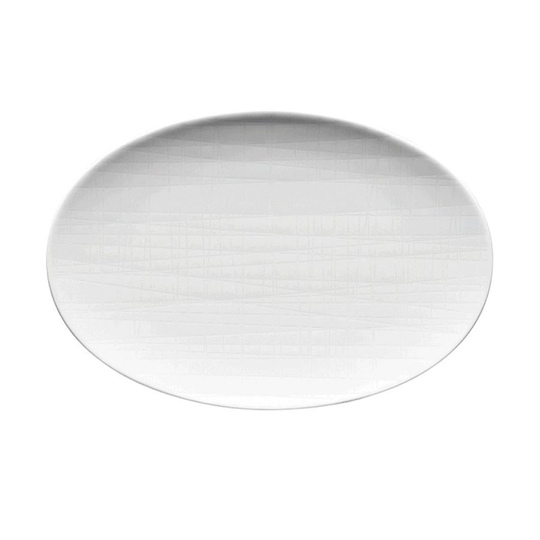 Rosenthal Mesh Tallerken Oval 18cm Hvit