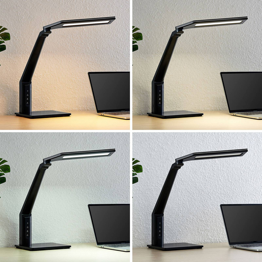 Prios Uzimar LED-bordlampe, dimbar med CCT