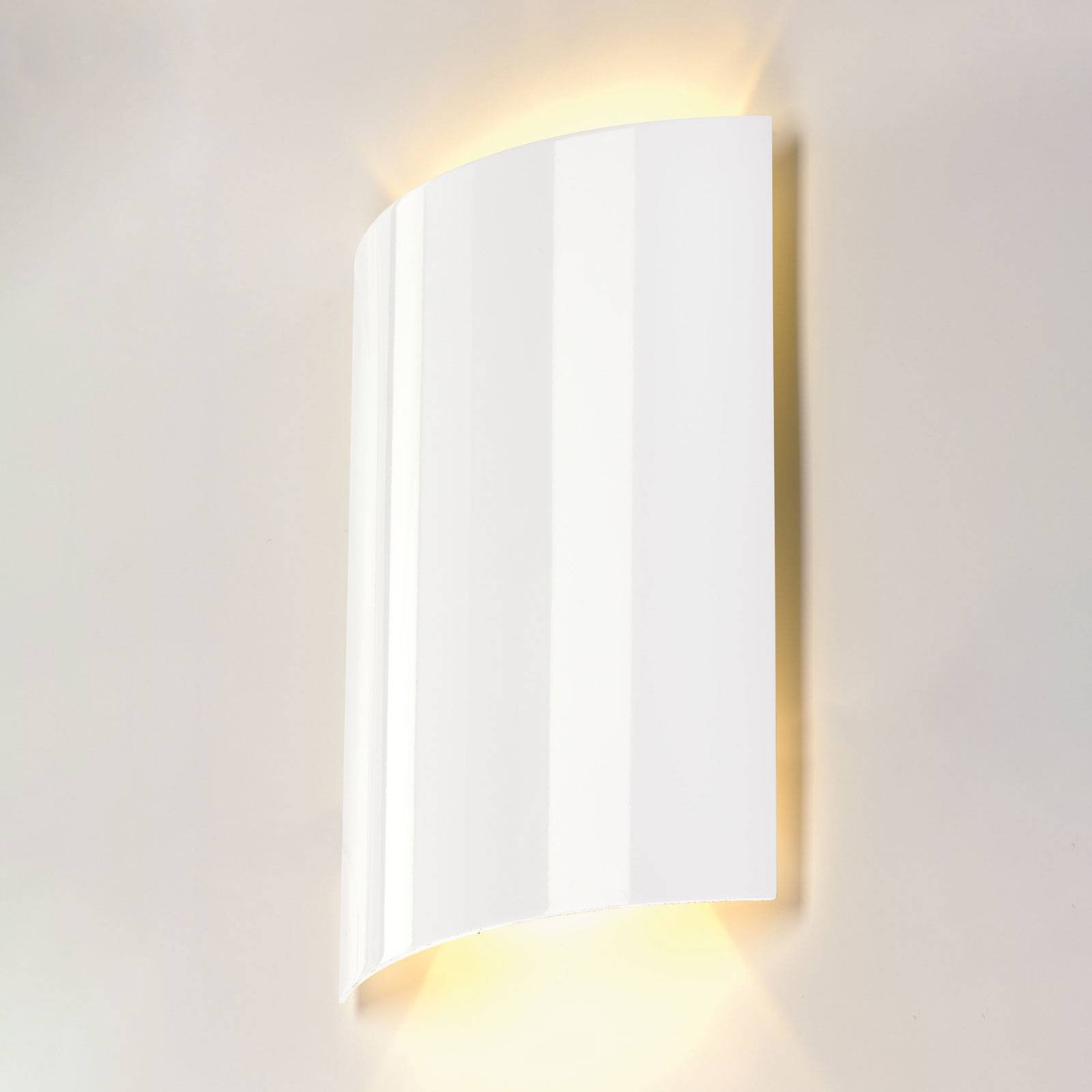SLV Sail LED-vegglampe, 2 lyskilder, 30 cm, hvit