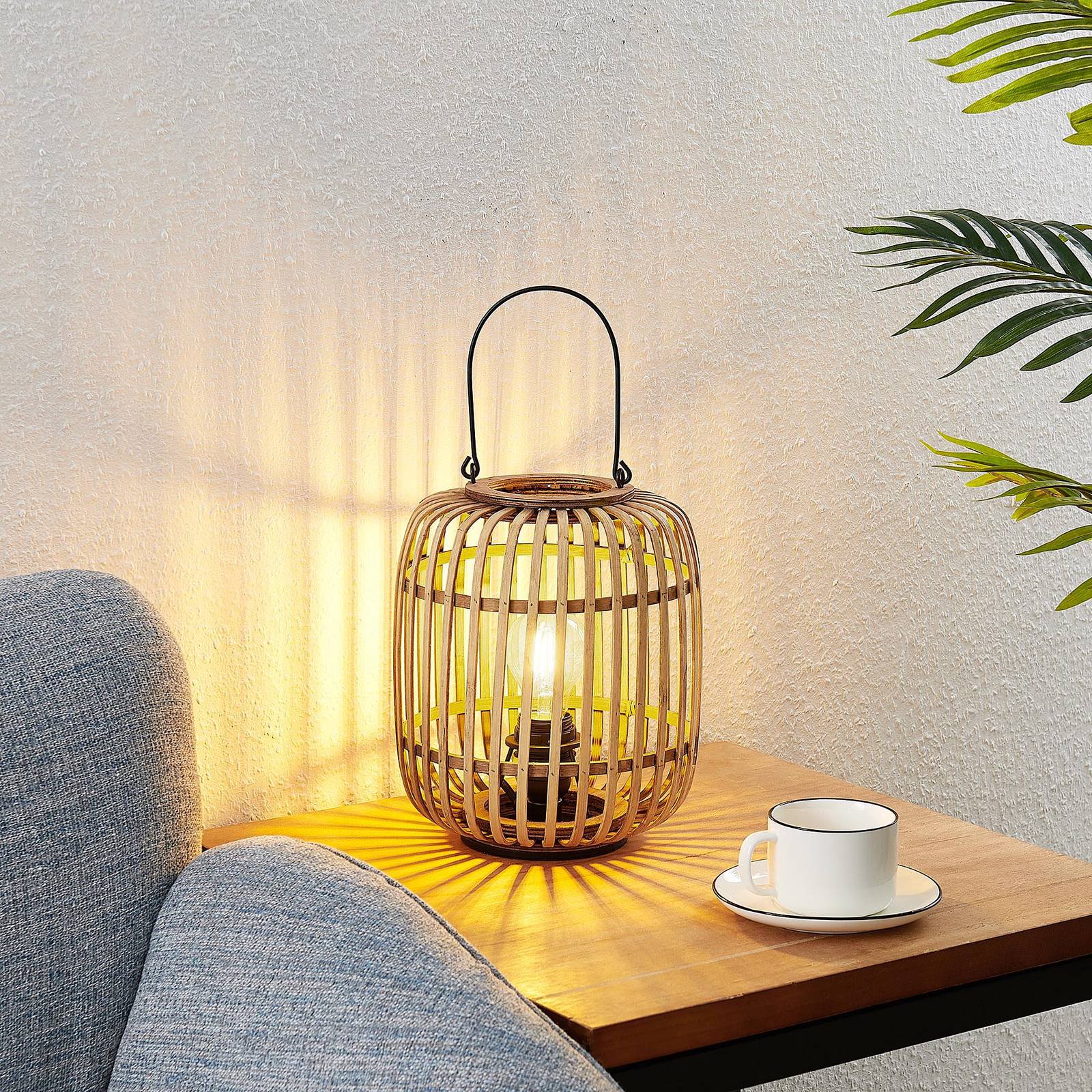 Lindby Canyana bordlampe av rotting, natur