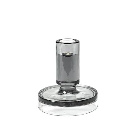 Petra Lysestake Ø10 cm Smoked Pearl/Grey