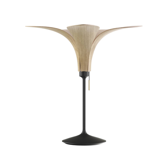 UMAGE Jazz bordlampe lys eik, svart fot