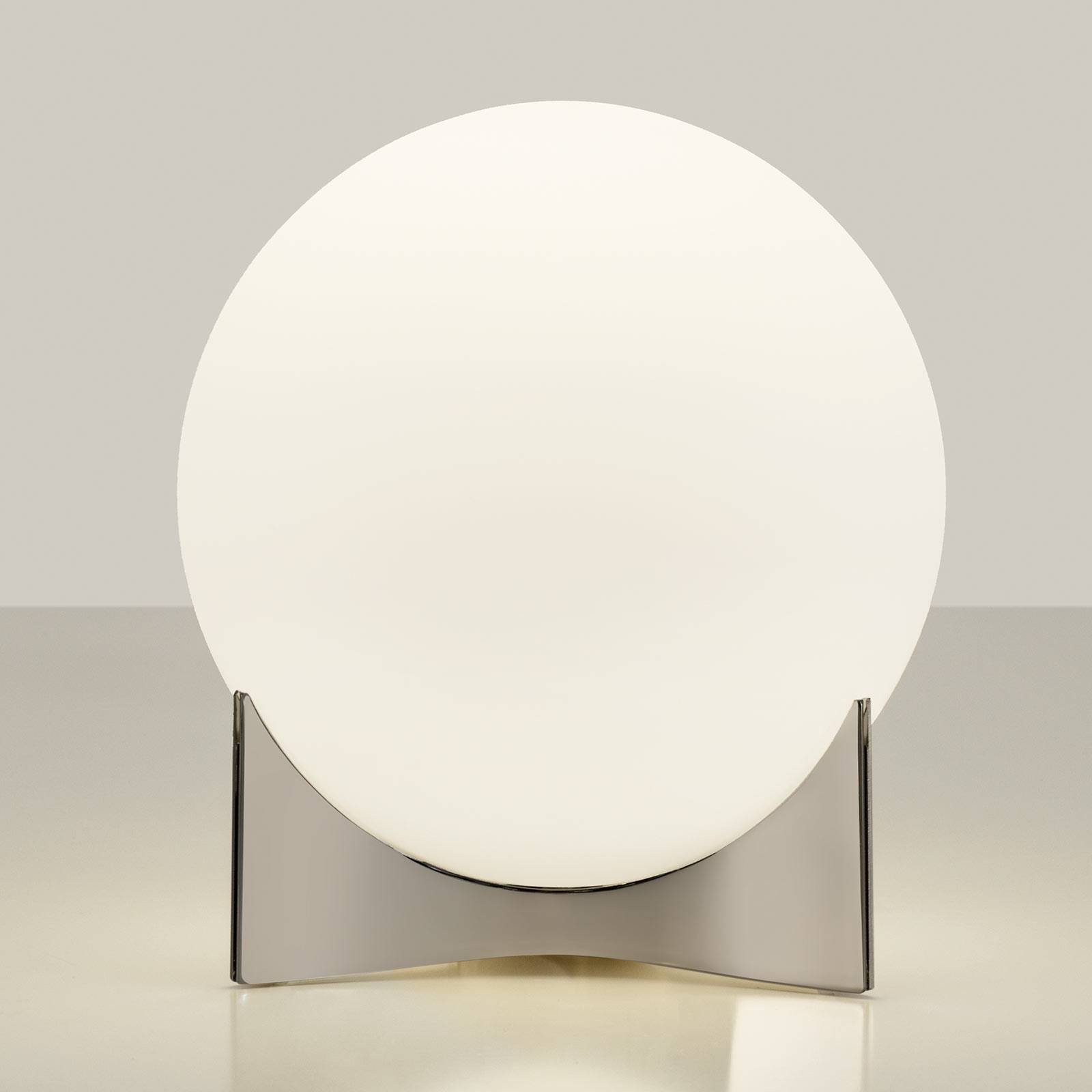 Terzani Oscar bordlampe av glass, nikkel
