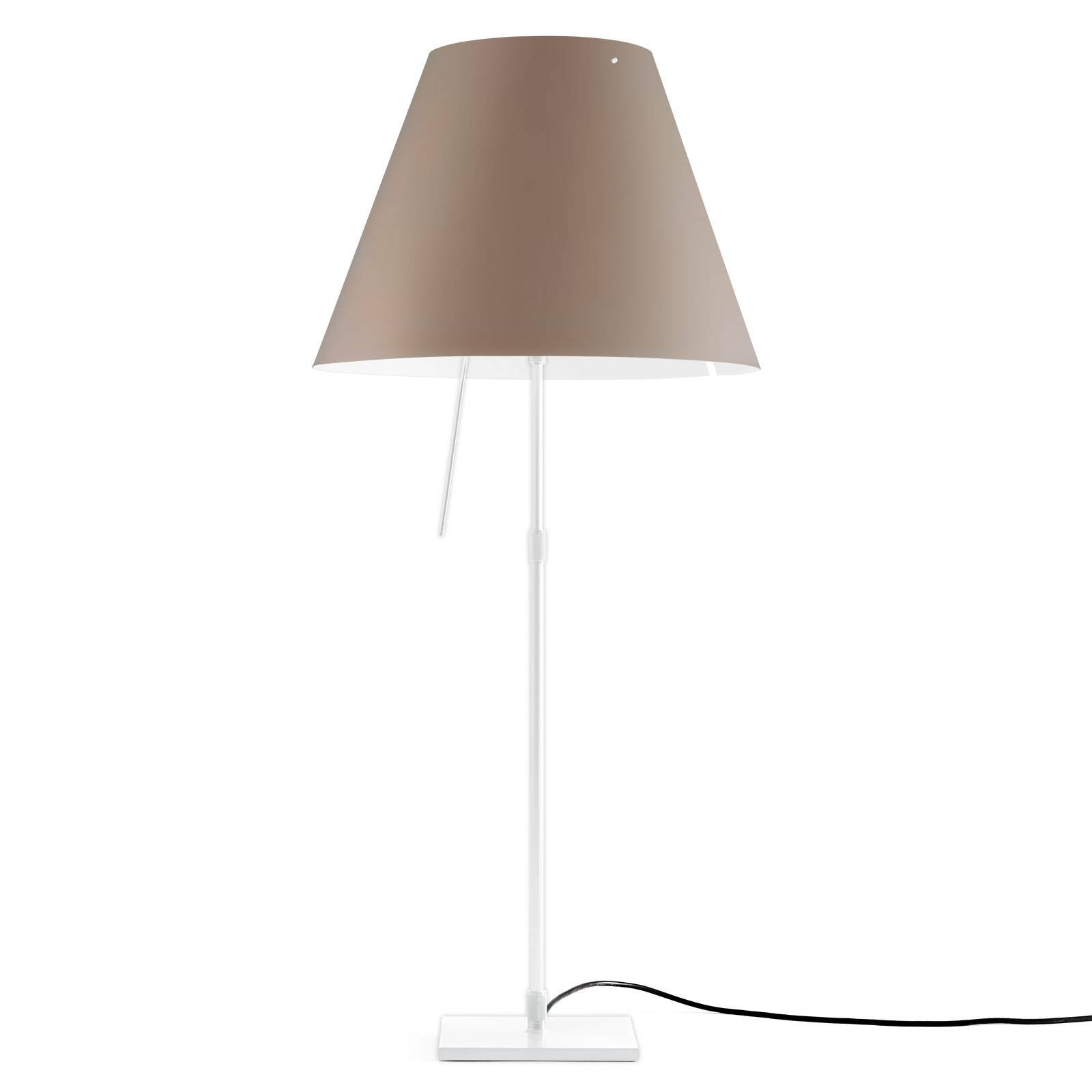 Luceplan Costanza bordlampe D13 hvit/nougat