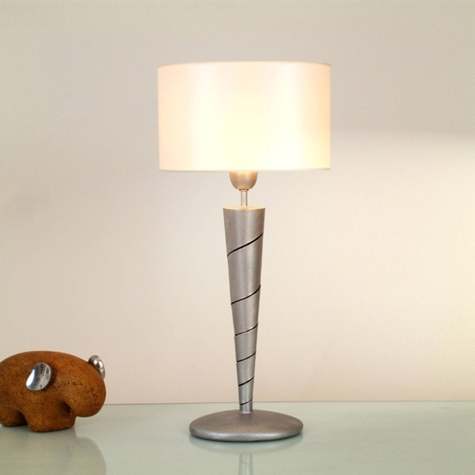 Eksklusiv INNOVAZIONE bordlampe av jern sølv