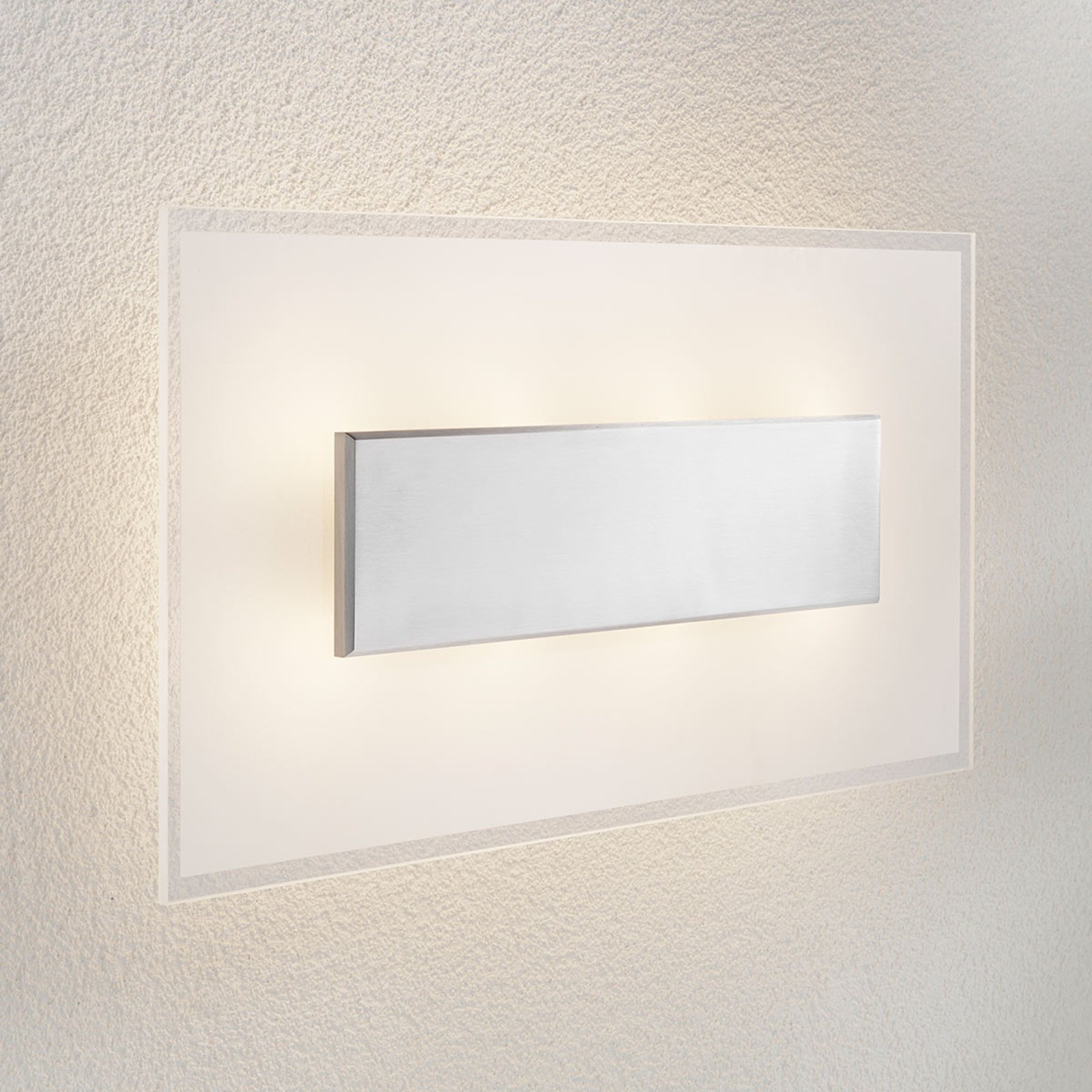 LED-taklampe Tian med glasskjerm, 59 x 29 cm