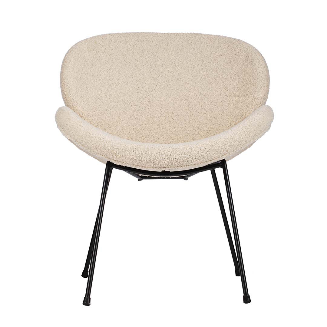 Loungestol Konrad Teddy hvit