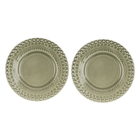 DAISY Desserttallerken Faded Army 22 cm 2-pakning