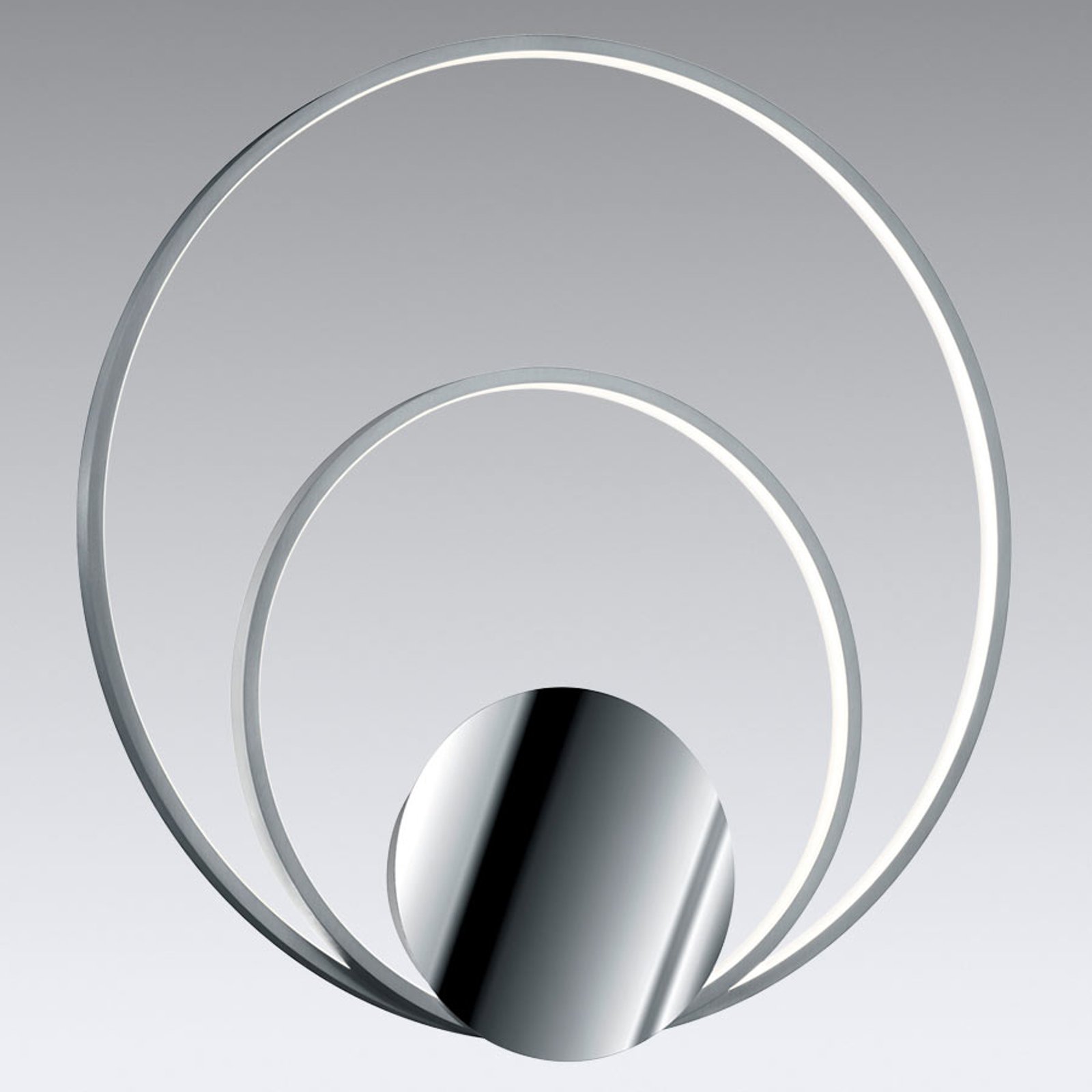 Sedona – dimbar LED-vegglampe i aluminium/krom