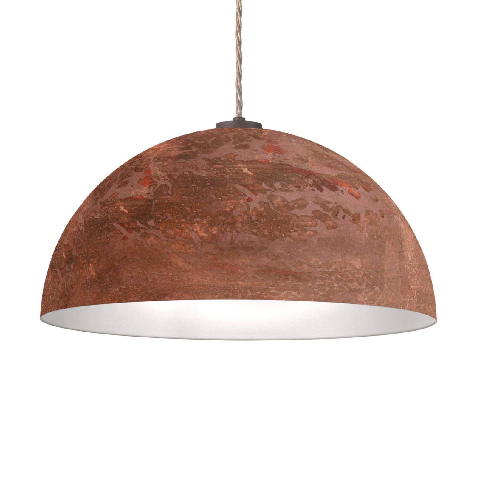 Hengelampe Cult Vintage, kobber, Ø 40 cm
