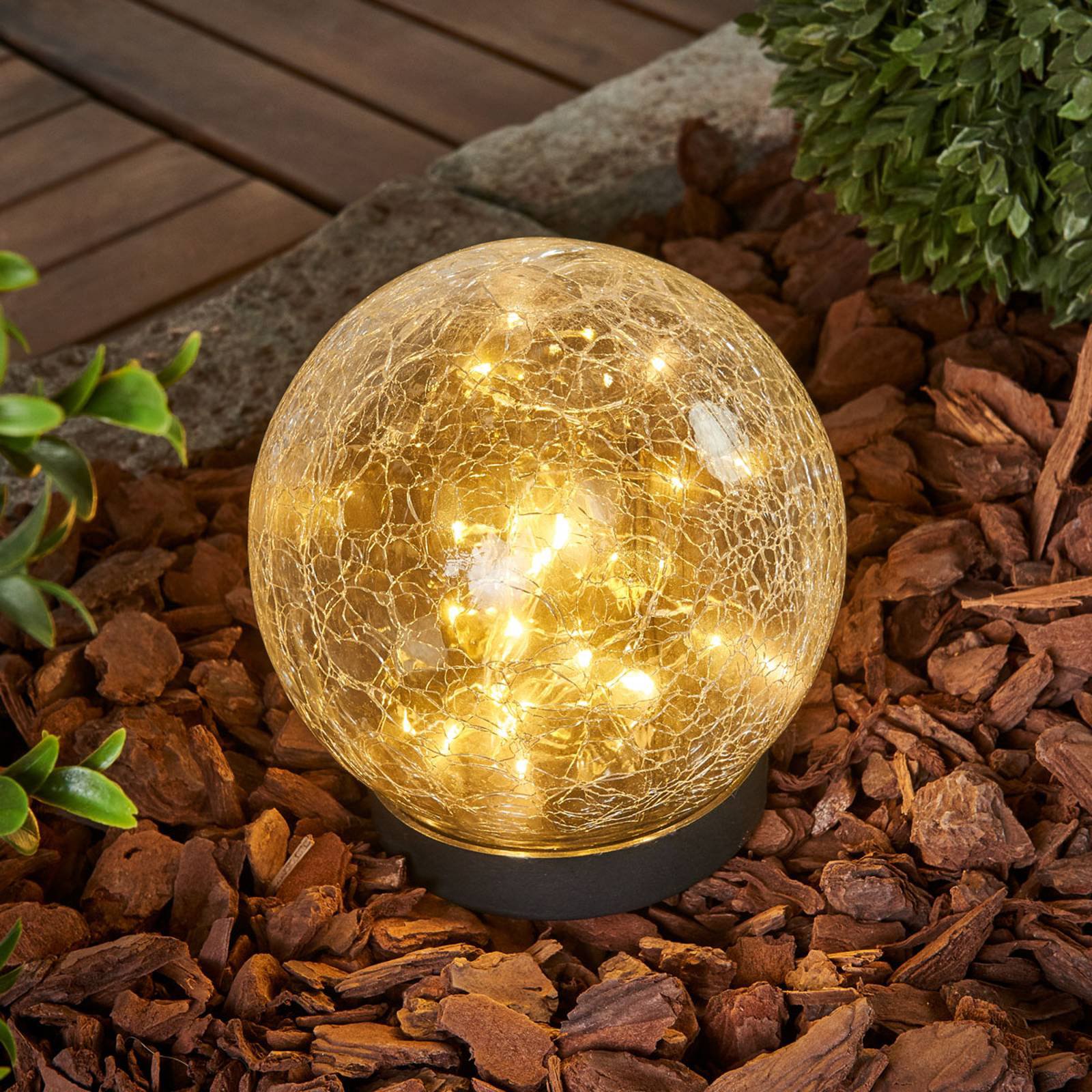 Glory - kuleformet solcelledrevet bordlampe