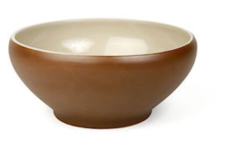 Skål 1,5 liter brun/beige