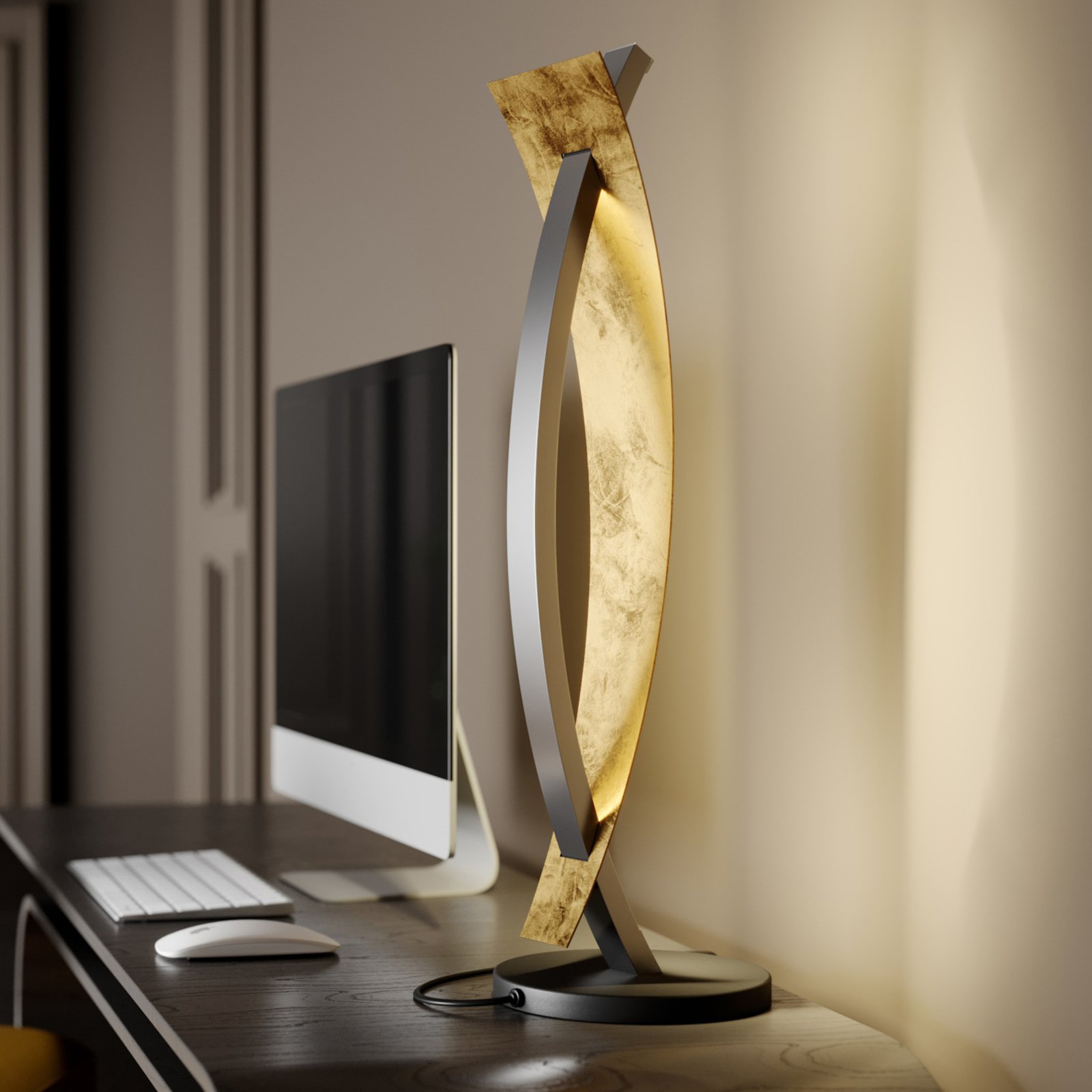 LED-bordlampe Marija i svart