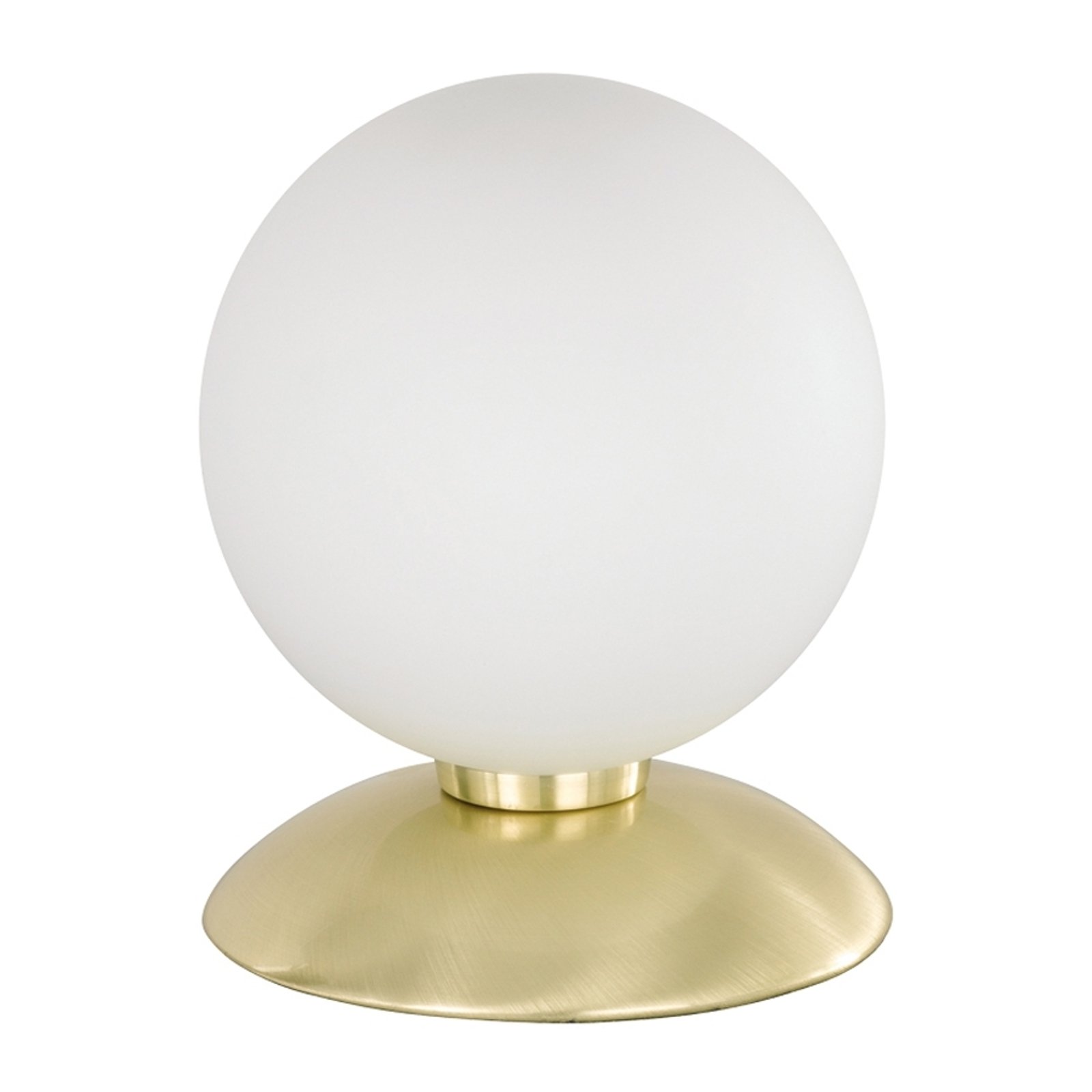Diskret BUBBA bordlampe i matt messing