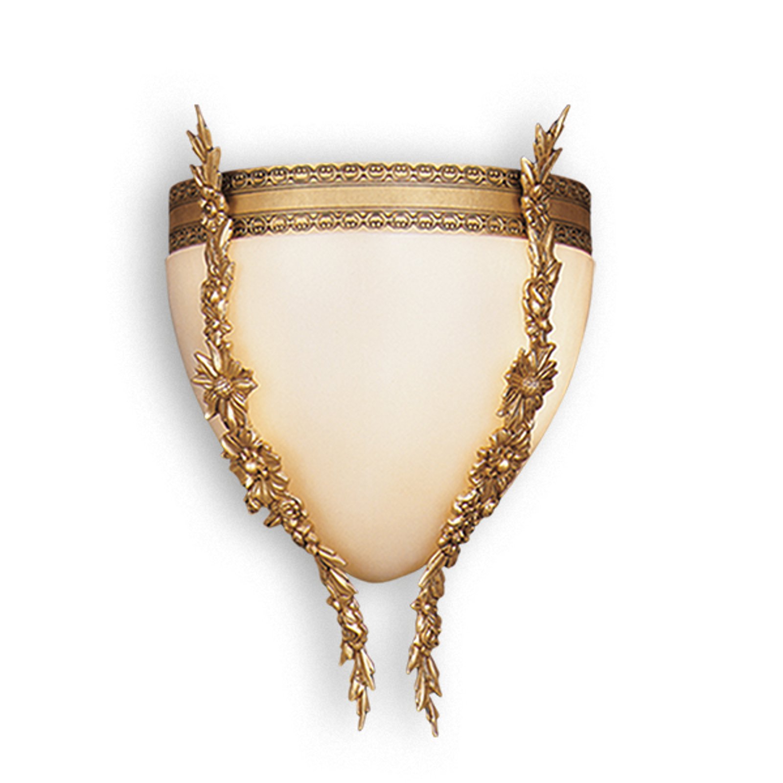 Alabaster-vegglampe Danubio i antikk stil