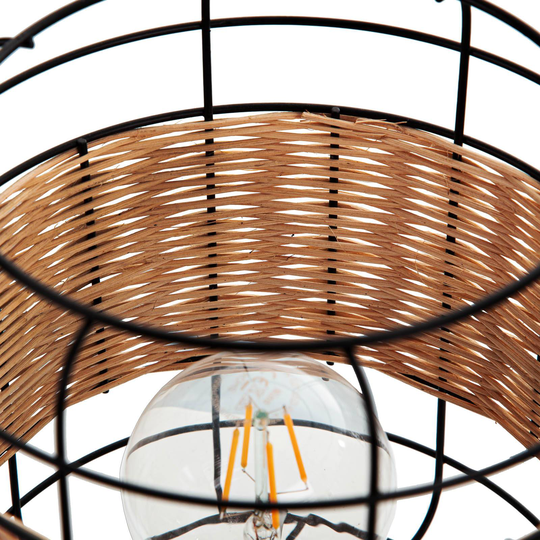 Jaro bordlampe med flettet rotting