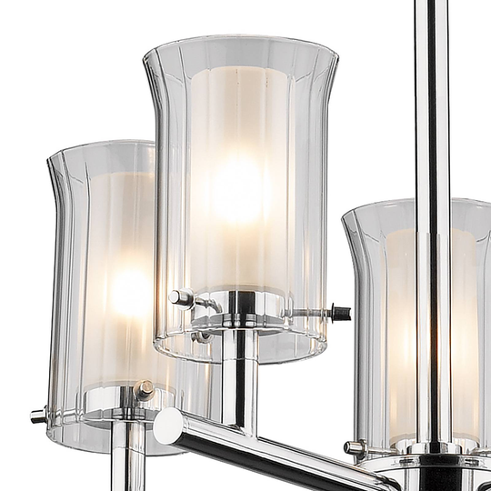 Taklampe Elba med fem glassskjermer - IP44