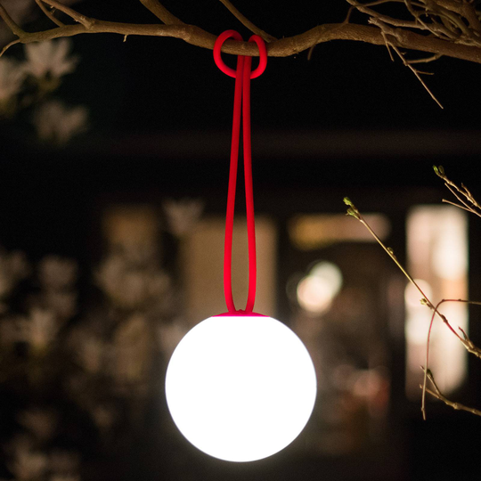 Fatboy LED-hengelampe Bolleke med batteri, rød