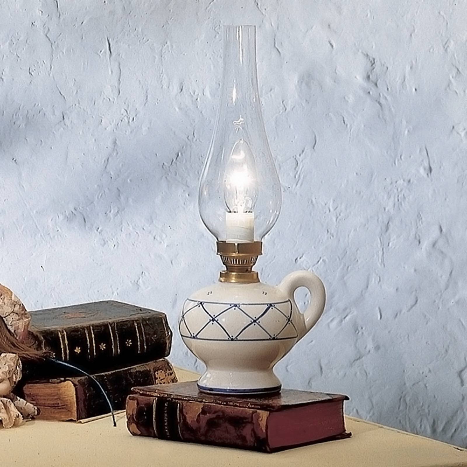 RUSTICO bordlampe landlig stil
