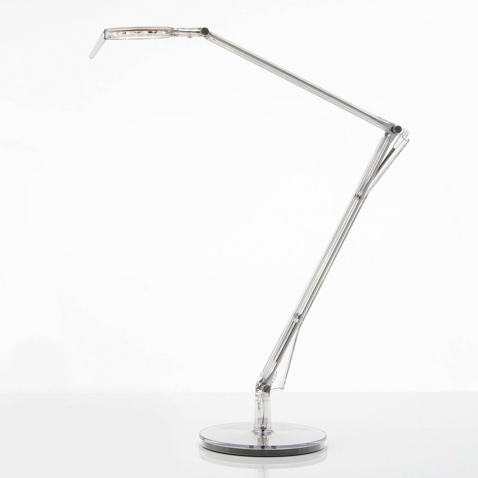 Kartell Aledin Tec - gjennomsiktig LED-bordlampe