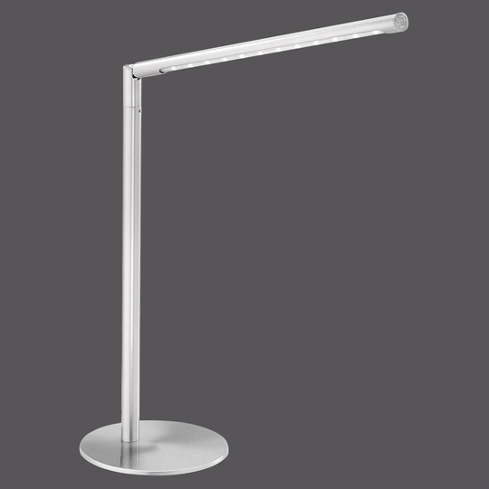 LED-bordlampe Dawda, dimbar, stål