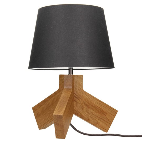 Bordlampe Tilda i tre skjerm antrasitt