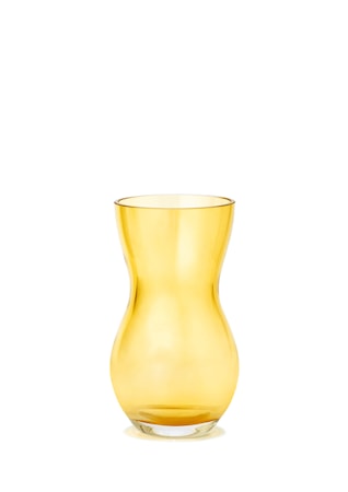 Calabas vase 16 cm, Amber