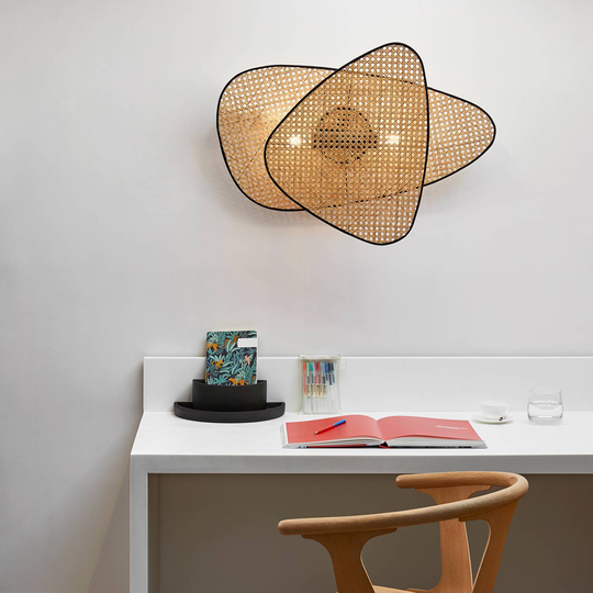 MARKET SET Screen vegglampe 2 lyskilder natur