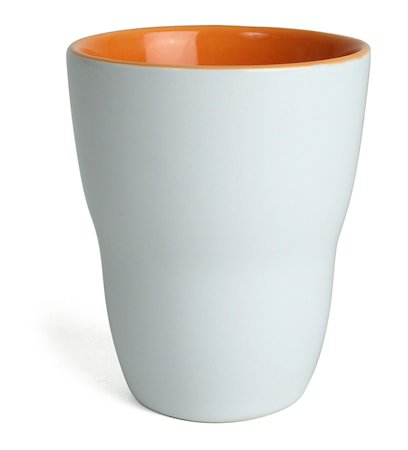 Kopp Venus, hvit/orange