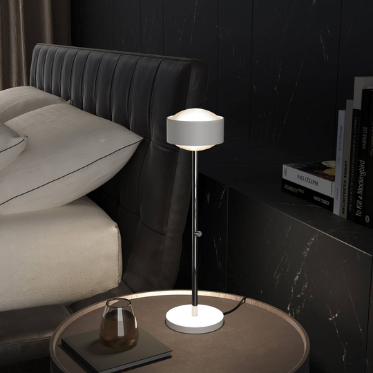 Puk Maxx Eye Table LED 37cm matt linse, matt hvit