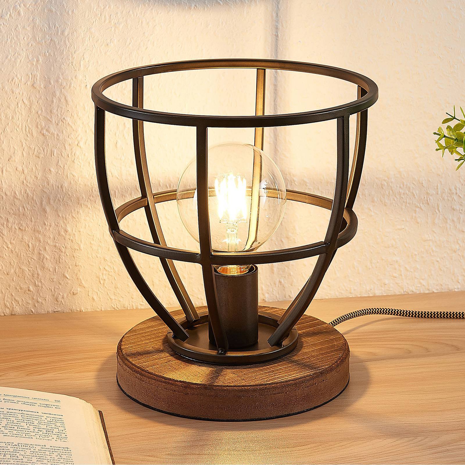 Lindby Maximilia bur-bordlampe