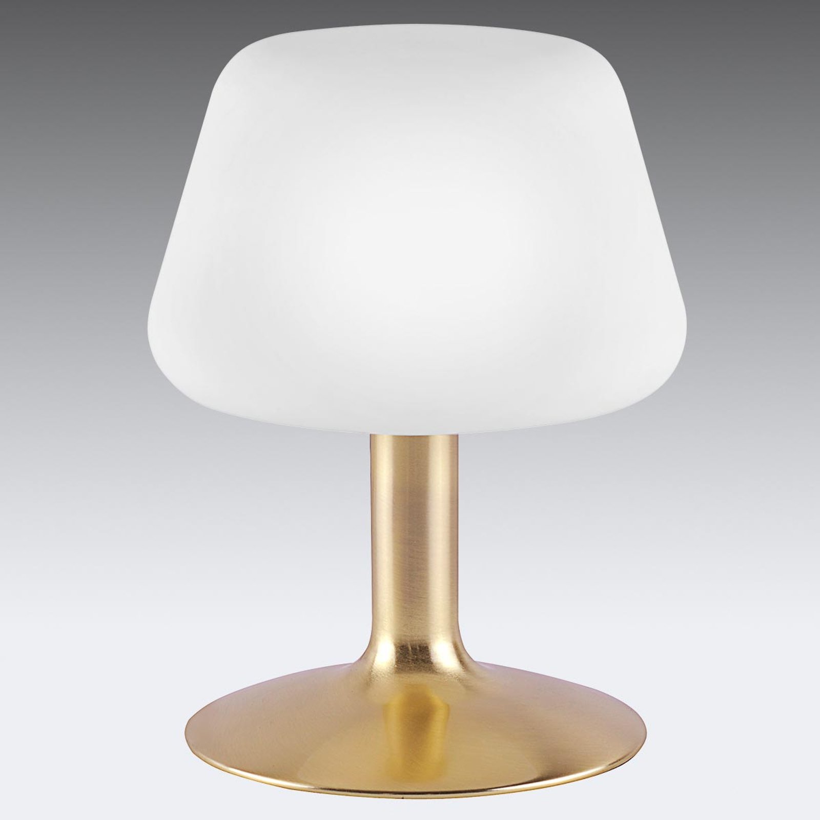 Till - liten LED-bordlampe med messingfot