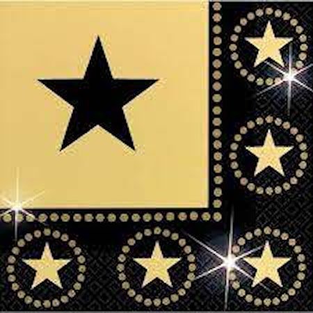 Hollywood servietter, 16 stk.