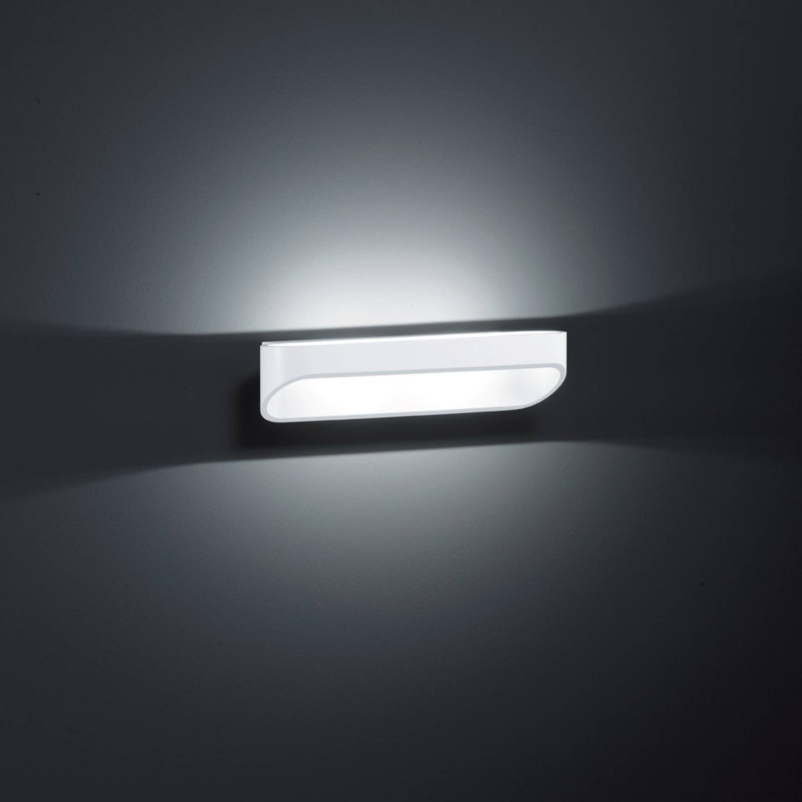 Helestra Onno - LED-vegglampe, 30 cm, matt hvit