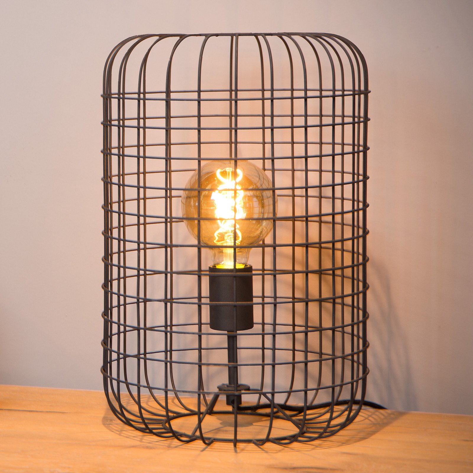 Esmee bordlampe, svart Ø 26 cm
