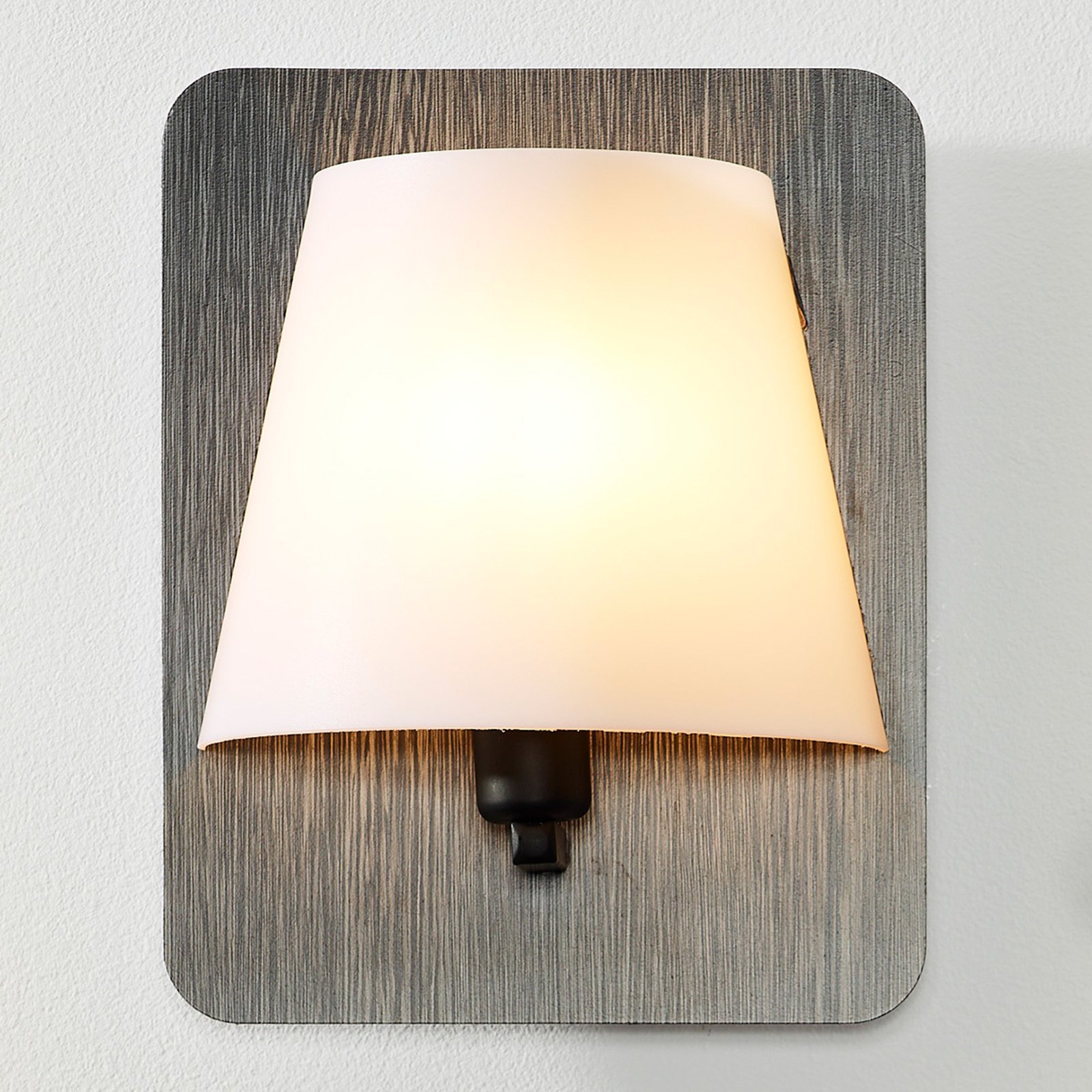 Idaho tre-vegglampe, grått tre