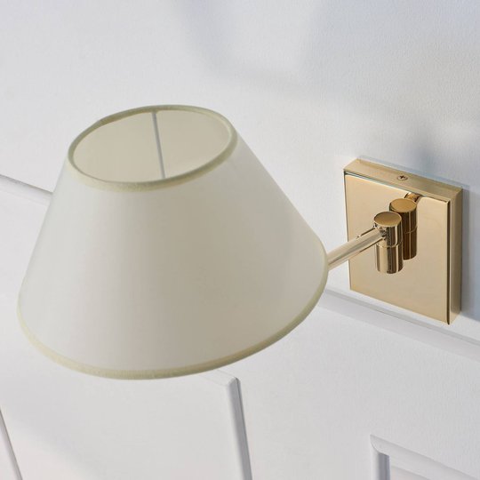 Americana vegglampe, armlengde 20 cm, gull