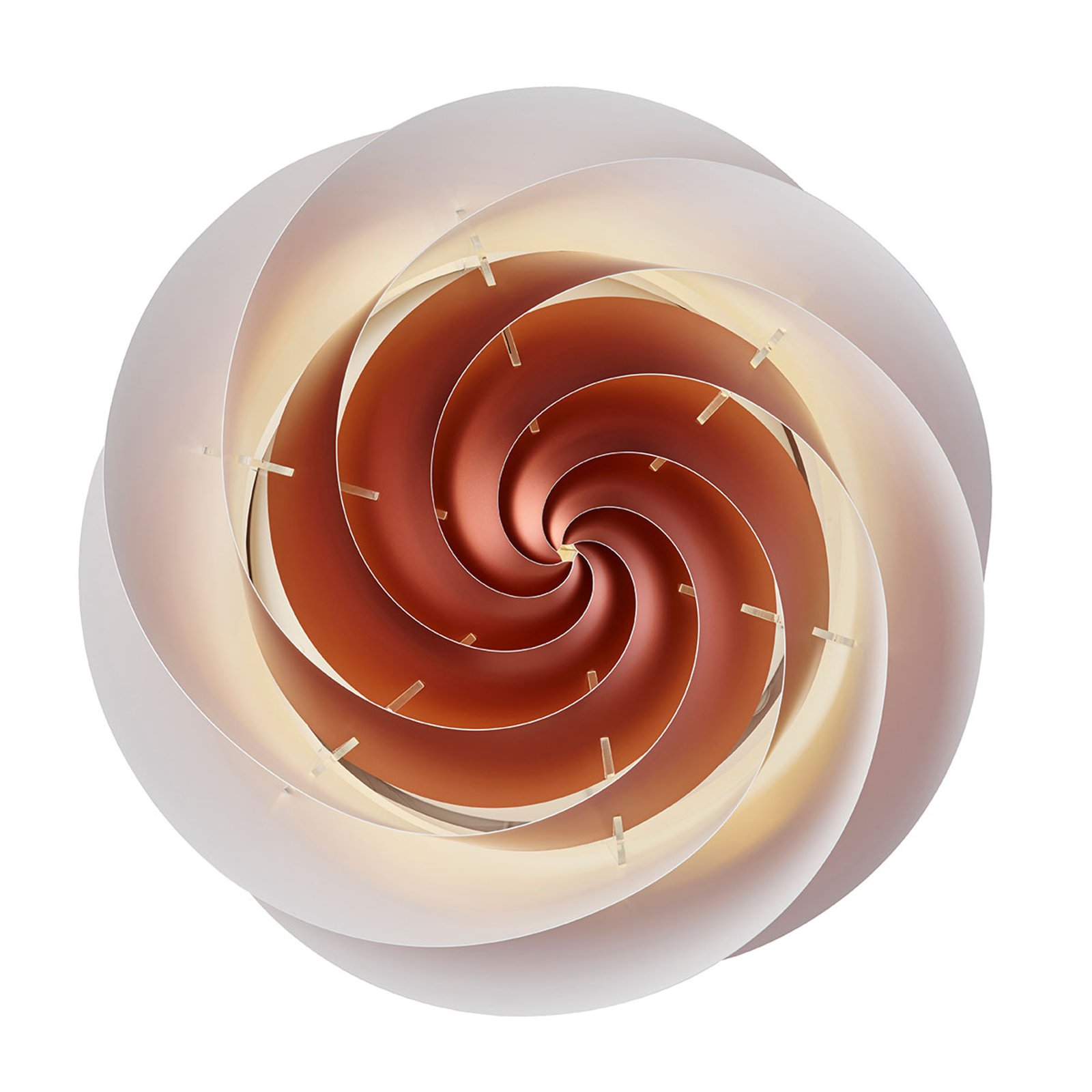 LE KLINT Swirl Large - kobberfarget vegglampe