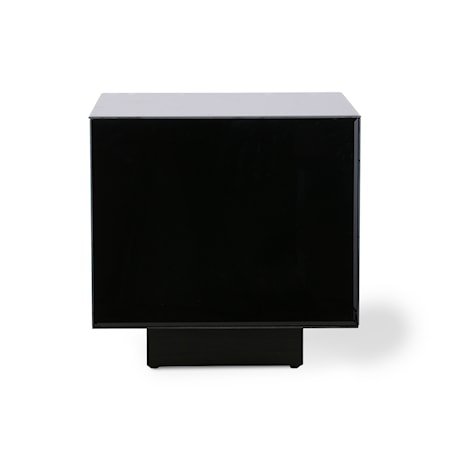 Mirror Block Table Black M
