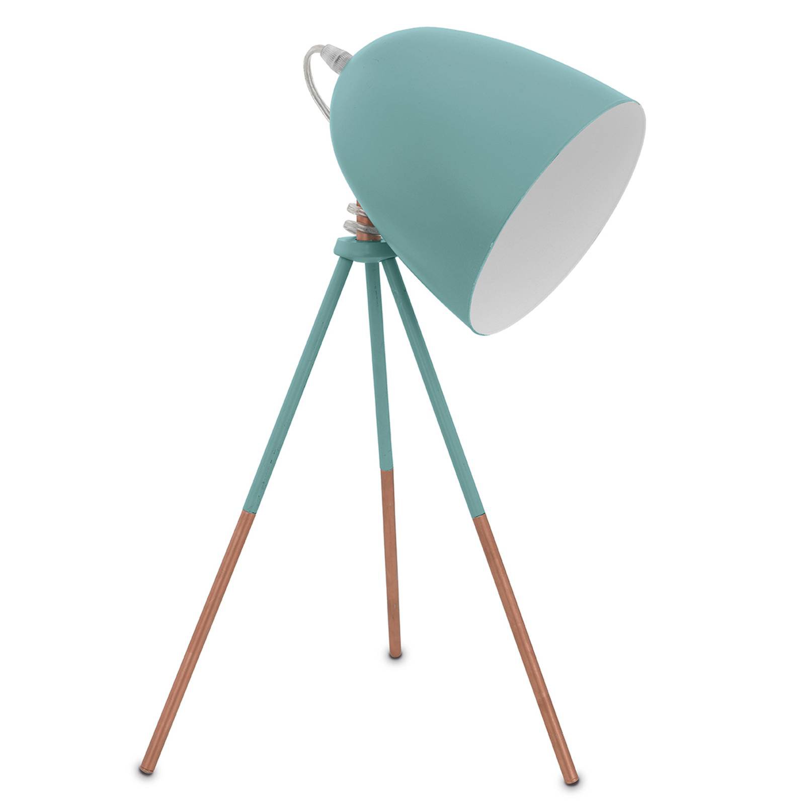 Retro-bordlampe Dundee i mintgrønn