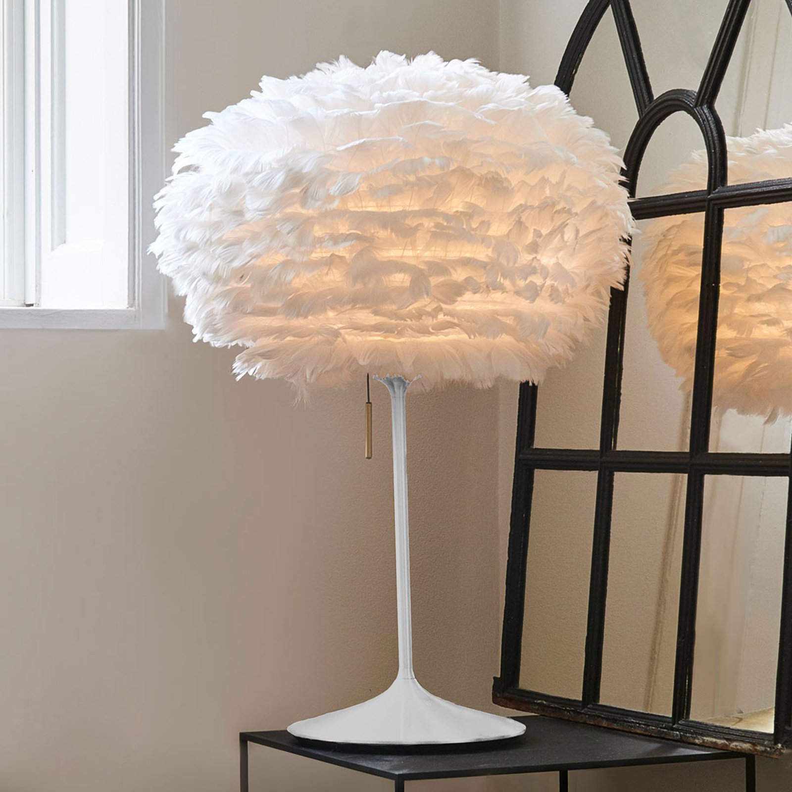 UMAGE Eos medium bordlampe hvit Champagne hvit