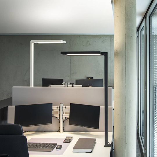 SLV Worklight LED-klemmelampe, svart
