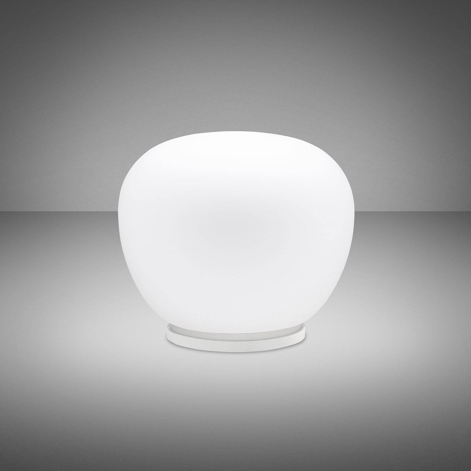 Fabbian Lumi Mochi bordlampe, liggende, Ø 30 cm