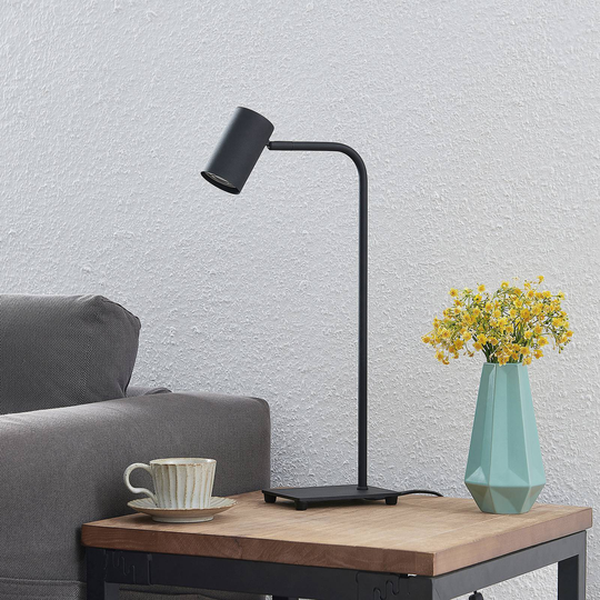 Lindby Sanad bordlampe, svart