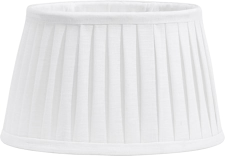 Indi Lampeskjerm Plissé White 20 cm