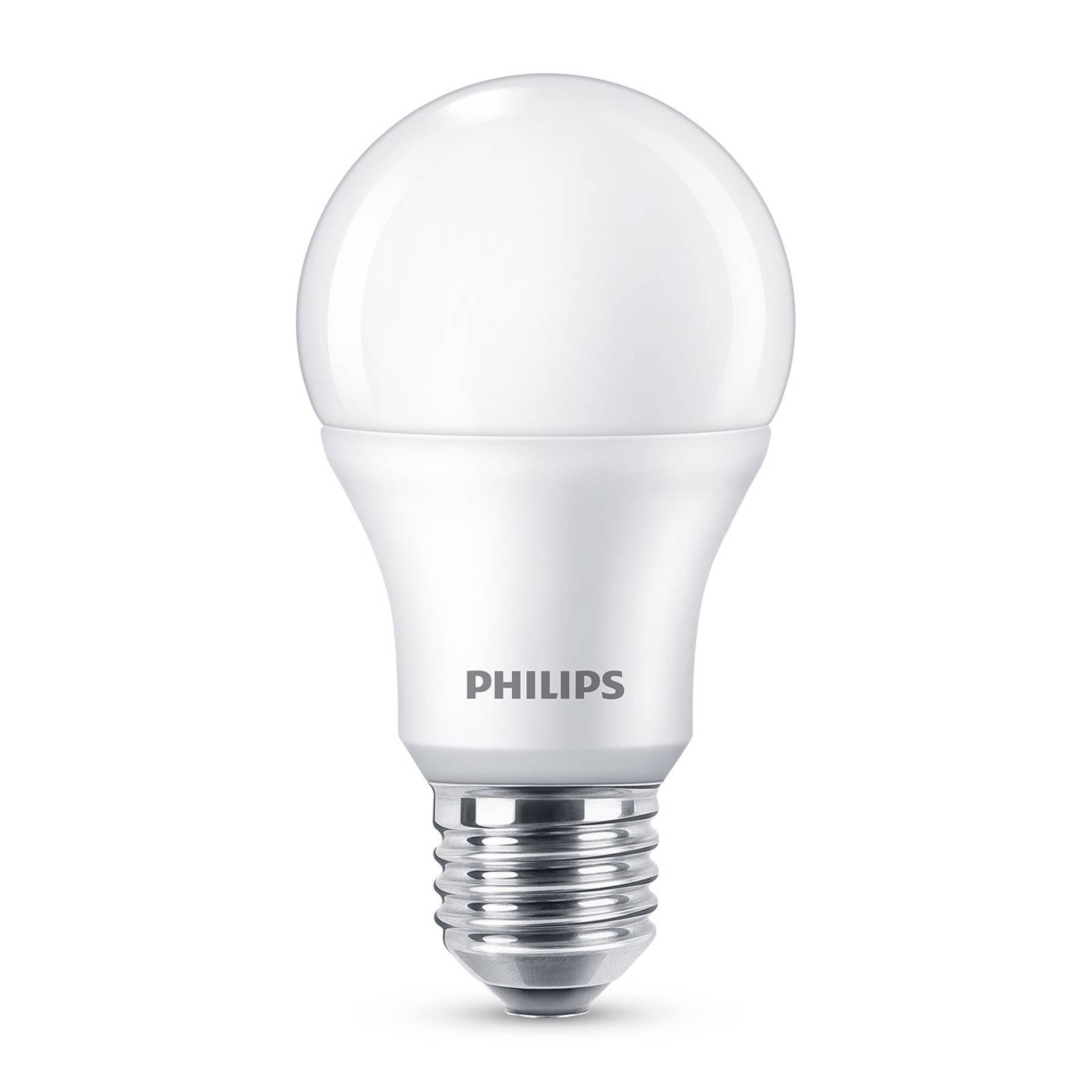 Philips E27 LED-pære A60 8 W 2 700 K matt 6-pakk