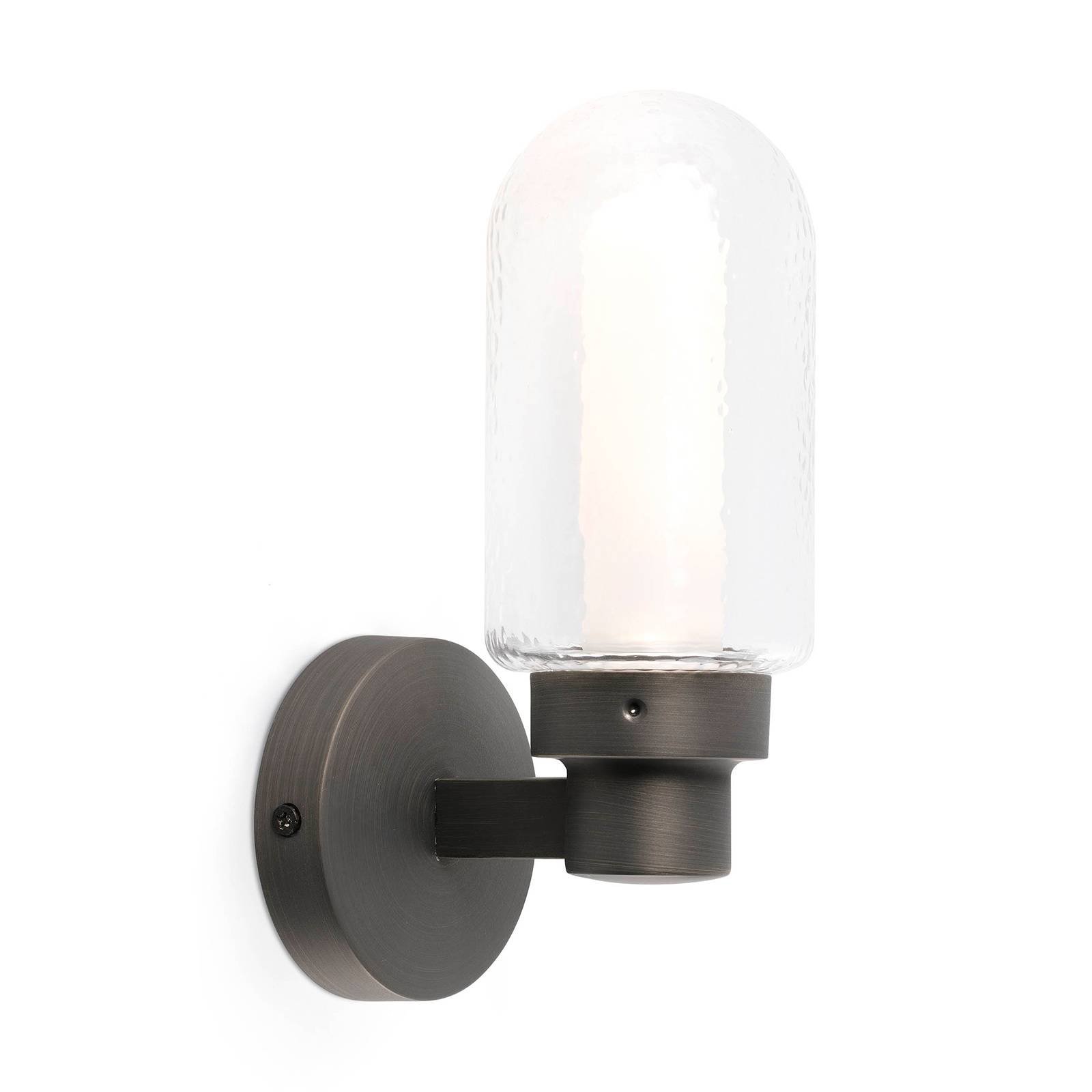 LED-vegglampe Brume, bronse